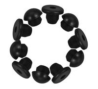 10 Stück Wagenheber Stopfen 8mm aus Gummi für Hydraulikbehälter | Leckstopp Dichtung, Flexible Ausführung, Schwarz, 15g, für 2-tonnen Wagenheber und Werkstatt
