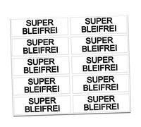 10 x Aufkleber Kraftstoff Kennzeichnung -Finest Folia Tankdeckel Auto Hinweis Brennstoffe AdBlue Benzin Gemisch Diesel Wasser Super (R022-07 Super Bleifrei)