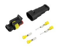 10 x KFZ Kabel Steckverbinder 2-polig/Schnellverbinder; IP67 wasserdicht; für Auto Motorrad Boot