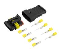 10 x KFZ Kabel Steckverbinder 4-polig/Schnellverbinder; IP67 wasserdicht; für Auto Motorrad Boot