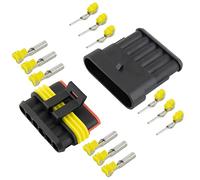 10 x KFZ Kabel Steckverbinder 6-polig/Schnellverbinder; IP67 wasserdicht; für Auto Motorrad Boot