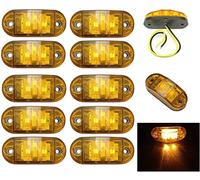 10 x LED Begrenzungsleuchten 24volt Positionsleuchten Anhänger LKW PKW Orange Gelb E4