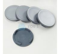10 x Nabenkappen Nabendeckel Felgendeckel 55,5 - 51,5 mm - silber