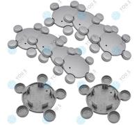 10 x YOU.S ORIGINAL Nabenkappen Nabendeckel Felgendeckel 125,0 - 60,0 mm -silber