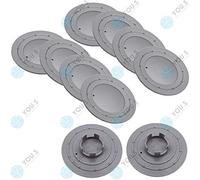 10 x YOU.S ORIGINAL Nabenkappen Nabendeckel Felgendeckel 152,0 -58,0 mm - silber