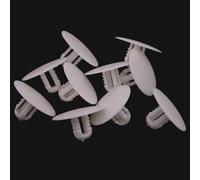 10 x YOU.S Original Verkleidung Abdeckung Befestigung Clips in Weiß für Ford VW