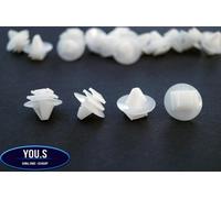 10 x Zierleisten Befestigung Klips Clips für Citroen Peugeot Renault 8565.40