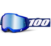 100% Crossbrille Accuri Gen. 2, verspiegelte Gläser Blau, Anti-Fog, Einheitsgröße
