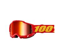 100% Brille Accuri 2 – verspiegeltes rotes Glas (CAT3)