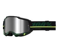 100% Accuri 2 Extra MTB Moto Brille Overlord Gläser silber verspiegelt