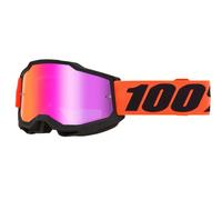 100% Crossbrille Accuri 2 Ferran Rot verspiegelt Anti-Fog Einheitsgröße NEU