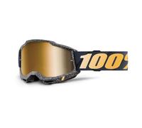 100% Accuri 2 MX Offroad Brille Risland w/True Gold Mirror Lens