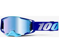 100% Armega Essential Chrome Motocross Brille, blau