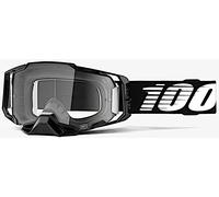 100% Armega Essential Motocross Brille, schwarz-weiss für Männer