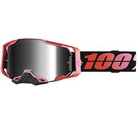 100% Armega Guerlin Motocross Brille, schwarz-rot für Männer