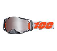 100% Crossbrille Armega Hiper, Silber verspiegelt, Anti Fog, Einheitsgröße