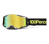 100 % Armega Orban Motocross-Brille mit goldenem Plexiglas