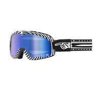 100% BARSTOW Crossbrille verspiegelt Death Spray weiss schwarz