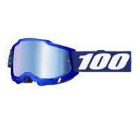 100% Crossbrille Accuri Gen. 2, verspiegelte Gläser Blau, Anti-Fog, Einheitsgröße