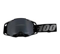 100% Armega Schwarz Crossbrille Silber Verspiegelt