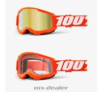 100 % Crossbrille Strata2 Orange Motocross Enduro Downhill MTB BMX DH