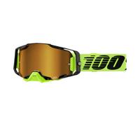 100% Motocross Brille Armega verspiegelt schwarz gelb