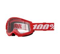 100% Motocross Brille Kinder Strata 2 klar rot