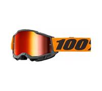 100% MX Brillen Accuri 2 Orange Rot Spiegel Off-Road MTB Motocross Quad ATV
