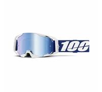 100% MX Brillen Armatic Blau Blau Spiegel MTB Motocross Quad ATV 1 Paar