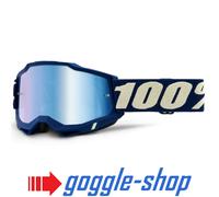 100% Percent ACCURI 2.0 Motocross MX MTB Brille - Dunkles Marineblau - Blau