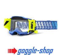 100% Percent Forecast Accuri 2 Roll Off MX Motocross Brille Yarger Blau