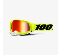 100 % Prozent Racecraft 2 Neongelb verspiegelt MX Motocross Cross Brille DH