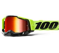 100% Racecraft II Essential Motocross Brille, schwarz-gelb für Männer