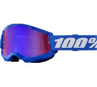 100% Maske Strata 2 - Spiegel Rot/Blau, CAT3 Blau, Einheitsgröße