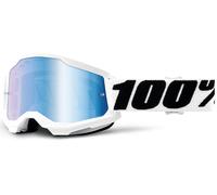 100% Strata 2 Chrome Motocross Brille, schwarz-weiss für Männer