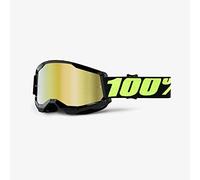 100% Strata 2 Goggle, Erwachsene, Upsol mit Spiegel Gold Linse