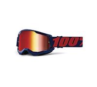 100% STRATA 2 Goggles - Sports Goggles for Motocross & Mountain Biking - Eyewear for Bike Riders - Motocross Goggles for Men
