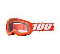 100% STRATA 2 Kinder Crossbrille klar Orange orange