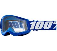 100% Strata 2 Youth / Jugend Crossbrille klare Scheibe Blue - Clear