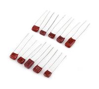 100 Stück 10 Werte CBB Polypropylen-Kondensator-Sortimentsset 10 nF-470 nF metallisierter Folienkondensator mit Aufbewahrungsbox for Elektronik-Heimwerker Komponente