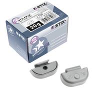 100Stk. Premium Schlaggewichte 20g Stahl FE/S für Stahlfelgen Auswuchtgewichte