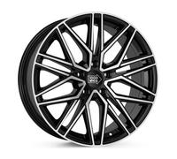 1000 MIGLIA MM1023 black polished 9.0Jx19 5x112 ET40
