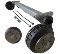 1000kg Anhänger Achse gebremst - A= 1300mm - C= 1750mm - Radanschluss 5x112