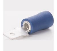 100er Pack Flachstecker für Kabel 1,5-2,5 mm², blau, teilisoliert, EMC