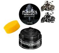 100ml Auto Kunststoffpflege Innen & Außen,Black Kunststoffauffrischer | Kratzer Entferner,Plastik Pflege,Langanhaltend Schutzwirkung Plastic Restorer für Plastikteile Refurbish,Glanzverstärkung