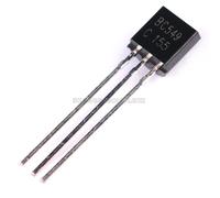100PCS 30V 0.1A BC549 TO-92 NPN Low Noise Amplifier Transistor BC549