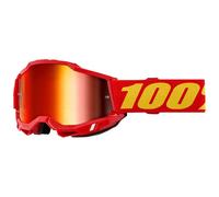 100% Brille Accuri 2 – verspiegeltes rotes Glas (CAT3)