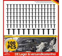 100x Teile Blechmutter Torx Schrauben Klammer Clips Für Audi Vw Seat Porsche Neu