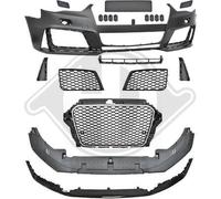 DIEDERICHS Stoßfänger HD Tuning vorne Chrom/schwarz für AUDI 1033451