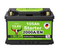 105Ah BullTron LiFePO4 Starterbatterie 2000A Startstrom